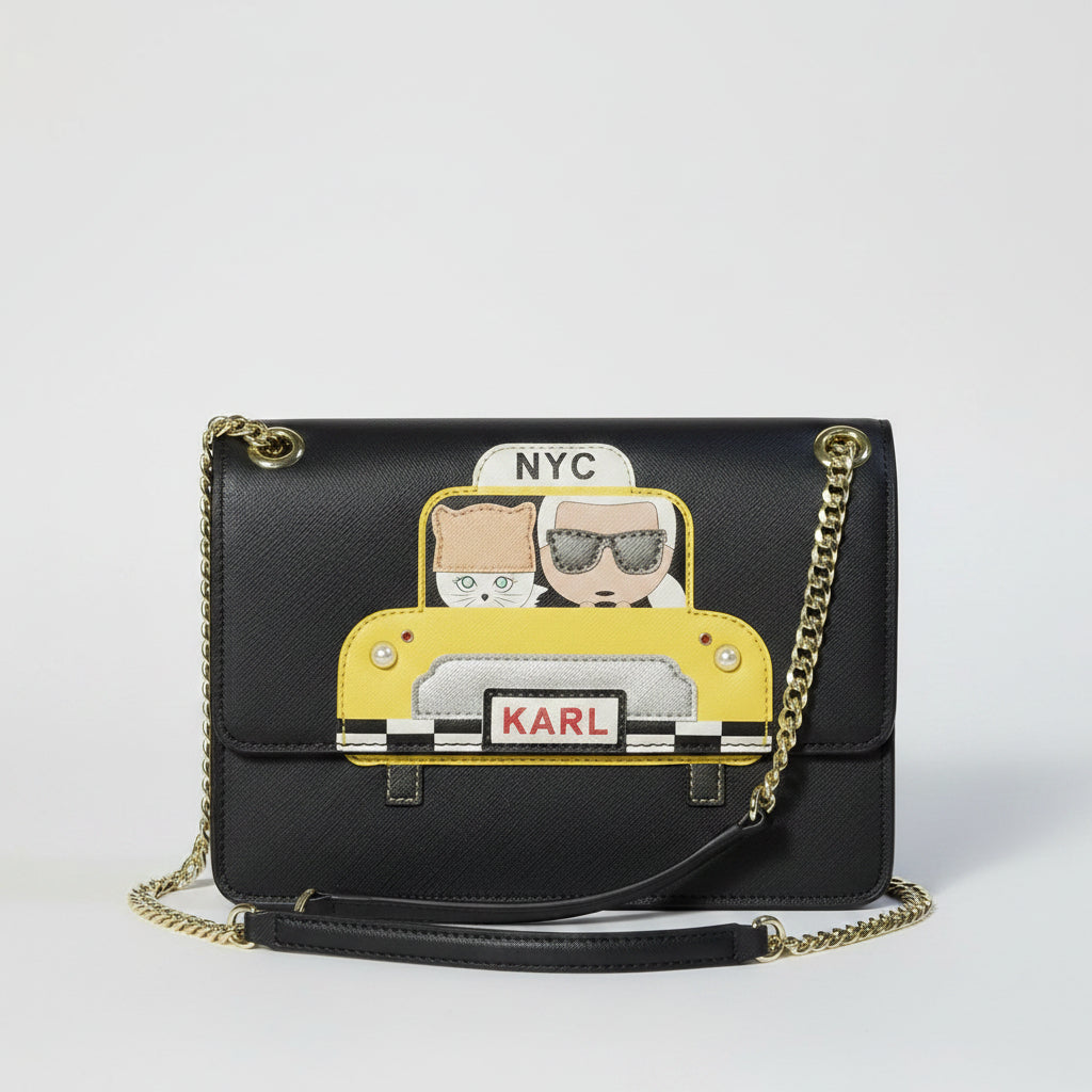Karllage Black Purse