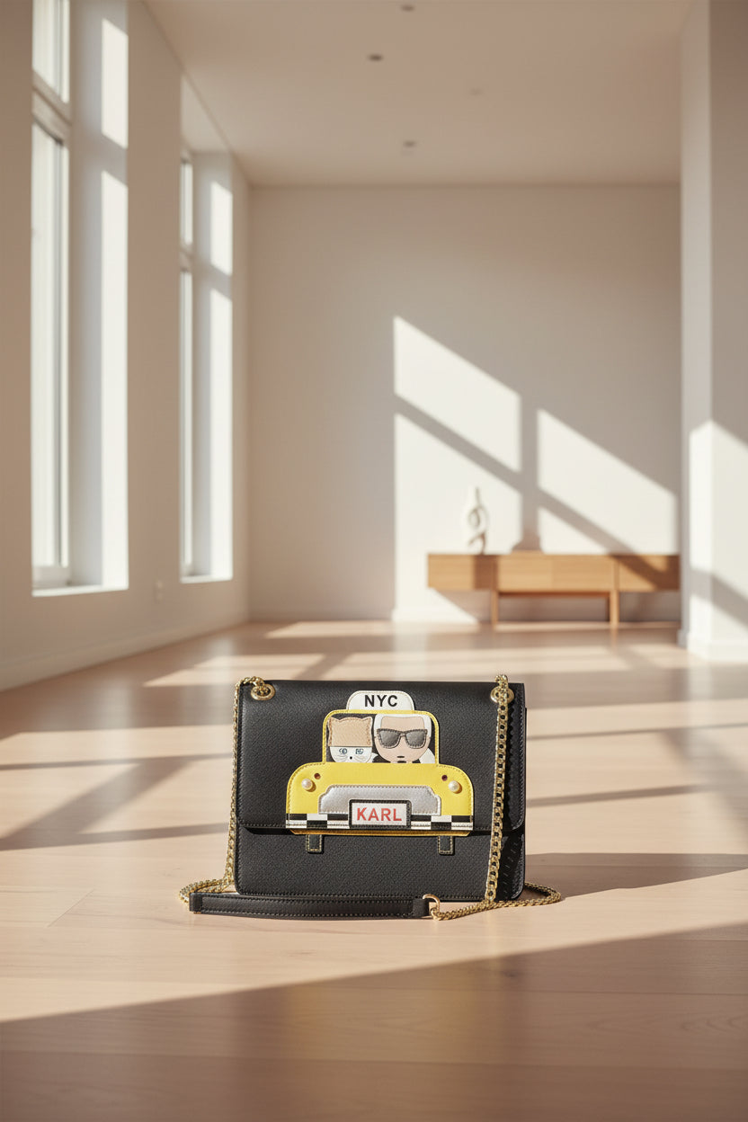 Karllage Black Purse