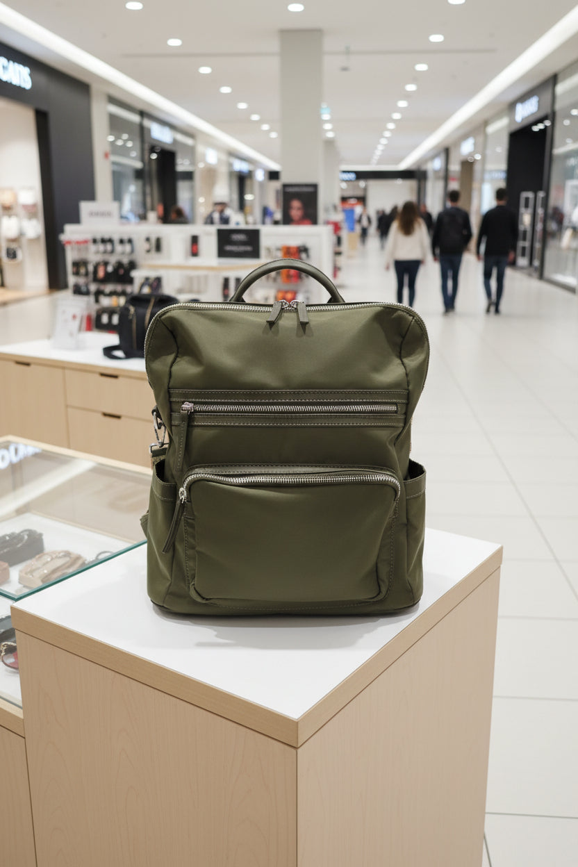 Metro Muse USA | Convertible Backpack | Olive