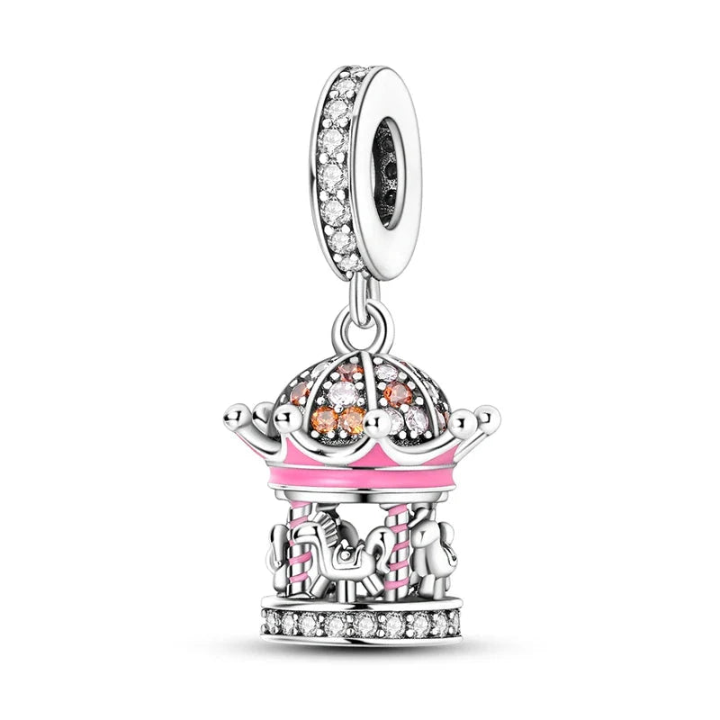 Hot Sale 925 Sterling Silver Charms Beads for Women - Perfect Fit for Pandora Bracelets, Fashionable Jewelry Pendant
