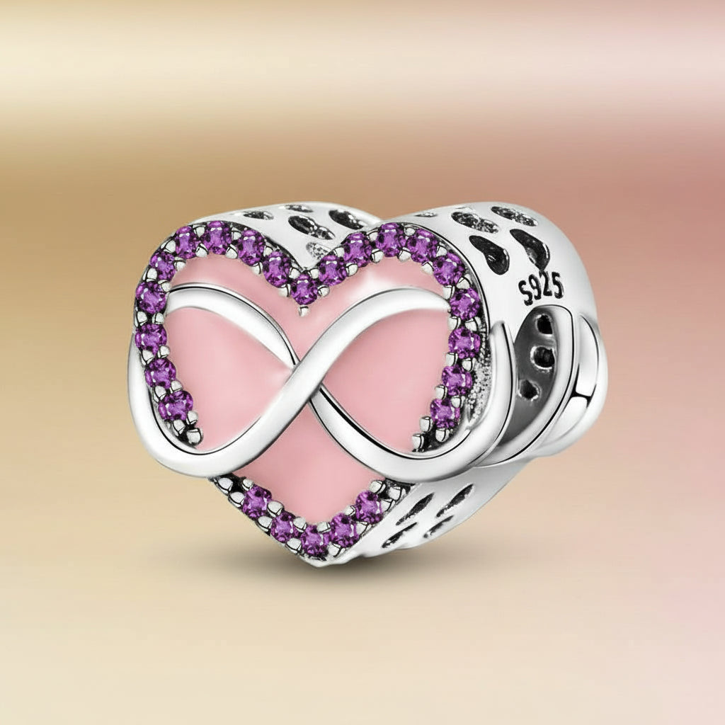 (50-113)MULA S925 Sterling Silver Pendant and Beads , Suitable for Pandora Bracelets and Necklaces, Ideal for Anniversary Gifts, Christmas, Birthday Presents, and Suitable for All Women.