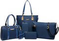 Women's 6-Piece Handbag & Purse Set